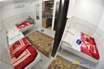 سوئیت آپارتمان نیلوفر قم - نمای اتاق 