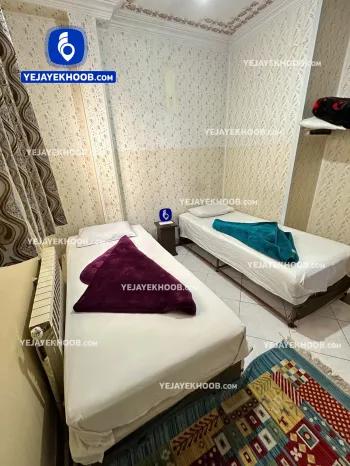 مهمانپذیر تفتان مشهد - اتاق ۲ تخته (۲ تخت ۱ نفره)