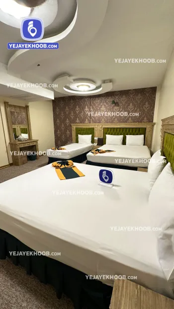 هتل آبشار مشهد - اتاق 5 تخته (۲ تخت ۲ نفره و ۱ تخت ۱ نفره) 