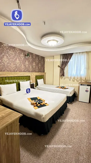هتل آبشار مشهد - اتاق ۳ تخته (۱ تخت ۲ نفره و ۱ تخت ۱ نفره) 