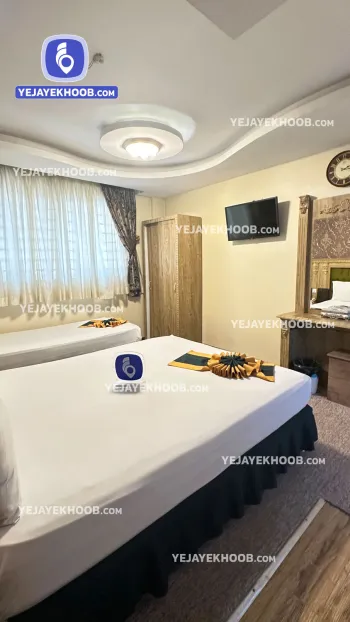 هتل آبشار مشهد - اتاق ۳ تخته (۱ تخت ۲ نفره و ۱ تخت ۱ نفره) 