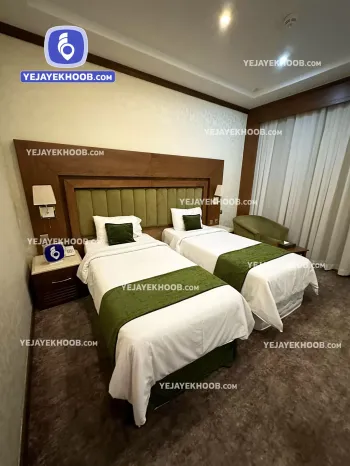 هتل آدینا مشهد - اتاق ۲ تخته (۲ تخت ۱ نفره)
