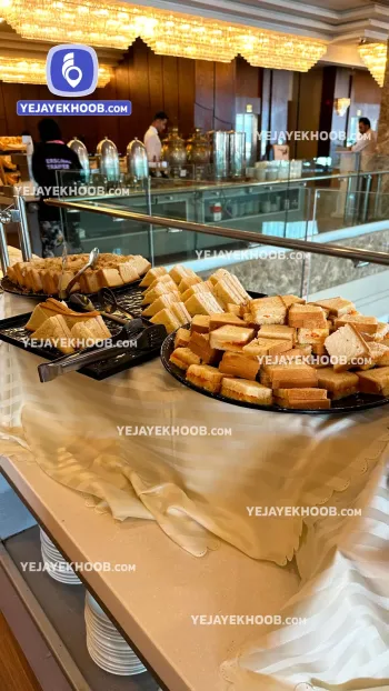 هتل آرامیس پلاس کیش - منوی سلف صبحانه