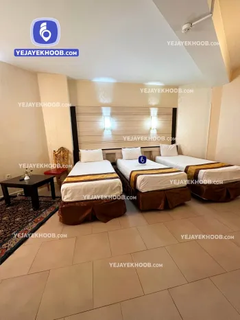 هتل آریا مشهد - اتاق ۳ تخته (۳ تخت ۱ نفره)    