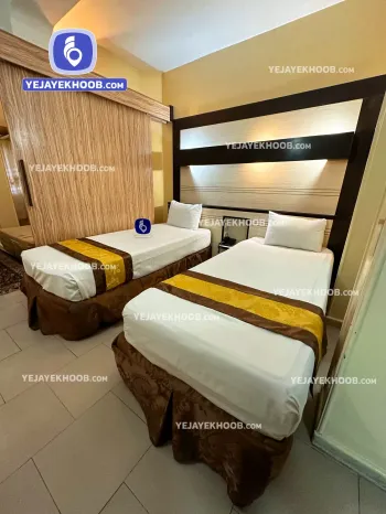 هتل آریا مشهد - اتاق ۲ تخته (۲ تخت ۱ نفره)