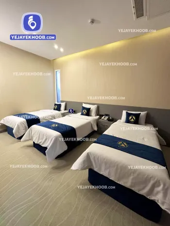 هتل آریو مشهد - اتاق ۳ تخته (۳ تخت ۱ نفره)    