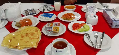 هتل آزادی مشهد - منو صبحانه