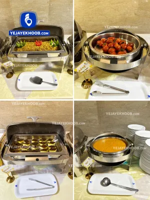 هتل آفتاب شرق مشهد - منوی سلف سرویس