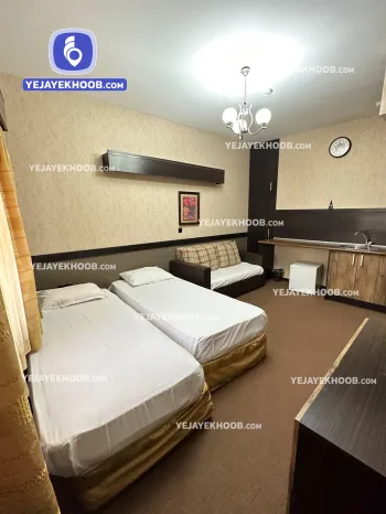 هتل آپادانا مشهد - اتاق ۲ تخته (۲ تخت ۱ نفره)