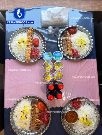 رستوران هتل آپارتمان آتریس مشهد همراه با منو انتخابی