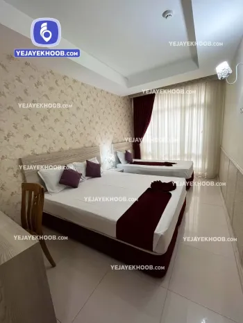 هتل آپارتمان آرین مشهد - اتاق ۳ تخته (۱ تخت ۲ نفره و ۱ تخت ۱ نفره)    