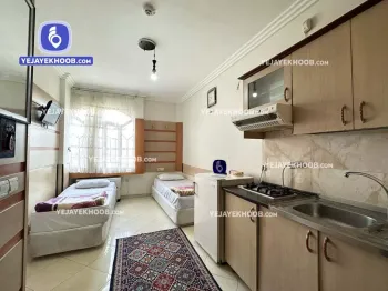 هتل آپارتمان اخوان مشهد - اتاق ۲ تخته (۲ تخت ۱ نفره)