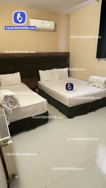 هتل آپارتمان افشار مشهد - اتاق 3 تخته (1 تخت 2 نفره و 1 تخت 1 نفره)