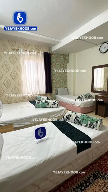 هتل آپارتمان بارانا مشهد - اتاق ۴ تخته (۱ تخت ۲ نفره و ۲ تخت ۱ نفره)  