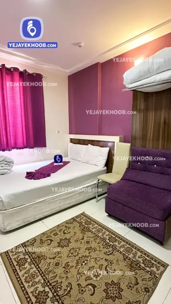 هتل آپارتمان بدیع مشهد - اتاق ۲ تخته ( ۱ تخت ۲ نفره) همراه با کاناپه تختخوابشو