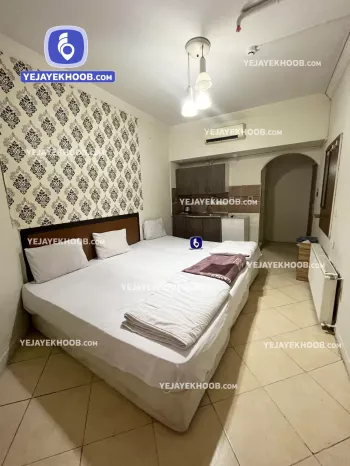 هتل آپارتمان بهاران مشهد - اتاق ۳ تخته (۱ تخت ۳ نفره)   