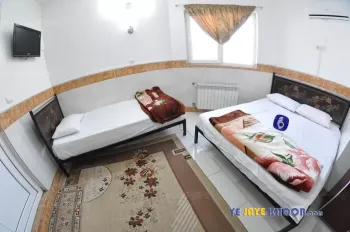 اتاق هتل آپارتمان تبارک قم (ایران سابق)