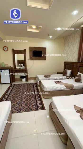 هتل آپارتمان خلف باغ مشهد - اتاق ۵ تخته (۱ تخت ۲ نفره و ۳ تخت ۱ نفره)