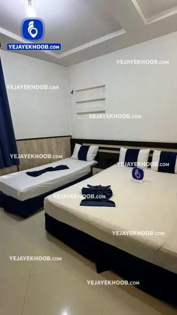 هتل آپارتمان دیدار مشهد - اتاق ۳ تخته (۱ تخت ۲ نفره و ۱ تخت ۱ نفره)