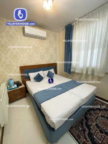 هتل آپارتمان ربانی مشهد - نمای اتاق ( یک تخت دبل )