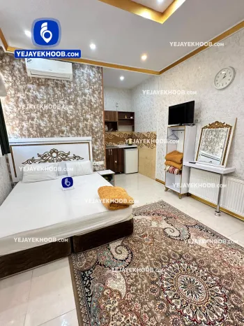 هتل آپارتمان سارینا مشهد - اتاق ۲ تخته (۱ تخت ۲ نفره)