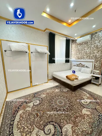 هتل آپارتمان سارینا مشهد - اتاق ۴ تخته ( ۱ تخت ۲ نفره) همراه با ۲ کاناپه تختخوابشو