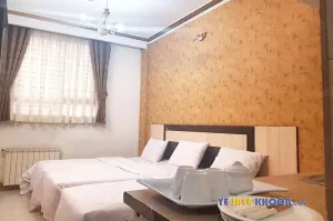 هتل آپارتمان سینا نور مشهد - اتاق ۳ تخته (۳ تخت ۱ نفره)    