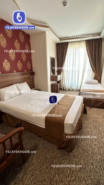 هتل آپارتمان شباهنگ مشهد - اتاق ۳ تخته (۱ تخت ۲ نفره و ۱ تخت ۱ نفره)    