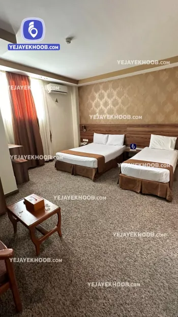 هتل آپارتمان شباهنگ مشهد - اتاق ۳ تخته (۱ تخت ۲ نفره و ۱ تخت ۱ نفره)    