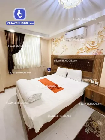هتل آپارتمان شیک مشهد - اتاق ۲ تخته (۱ تخت ۲ نفره)