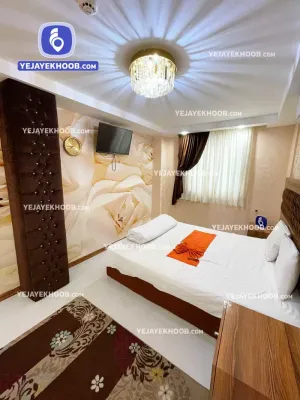 هتل آپارتمان شیک مشهد - اتاق ۲ تخته (۱ تخت ۲ نفره)