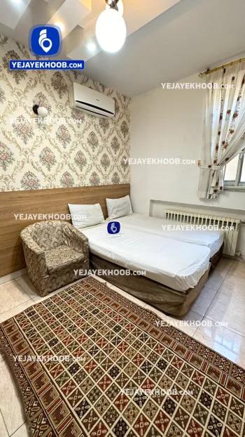 هتل آپارتمان عارف مشهد - اتاق ۲ تخته (۲ تخت ۱ نفره)