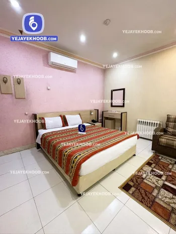 هتل آپارتمان قصر آیدین مشهد - اتاق ۲ تخته ( یک تخت دبل )