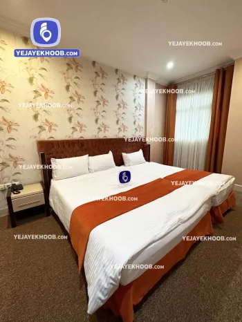 هتل آپارتمان قصر آیدین مشهد - اتاق ۳ تخته ( یک تخت دبل + یک تخت سینگل )