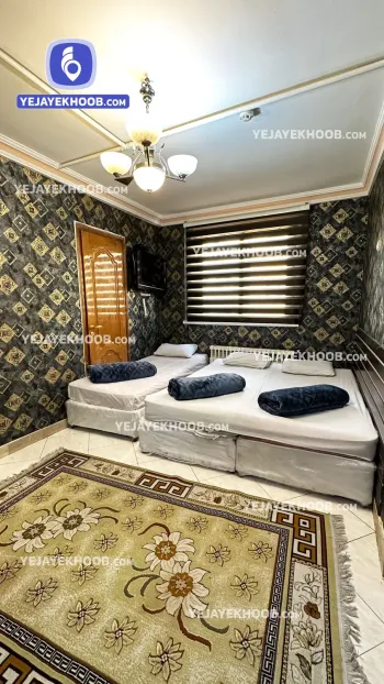 هتل آپارتمان ماریشان مشهد - اتاق ۳ تخته (۱ تخت ۲ نفره و ۱ تخت ۱ نفره)