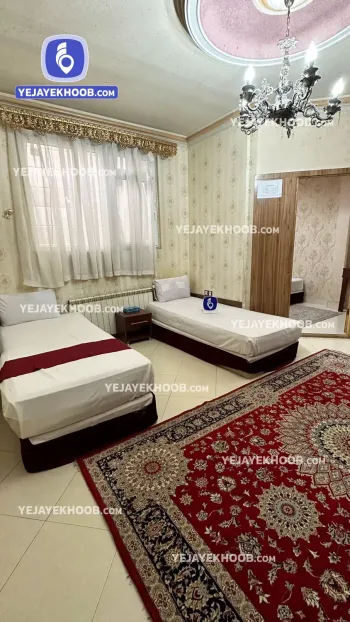 هتل آپارتمان ماه عسل مشهد - اتاق ۲ تخته (۲ تخت ۱ نفره)