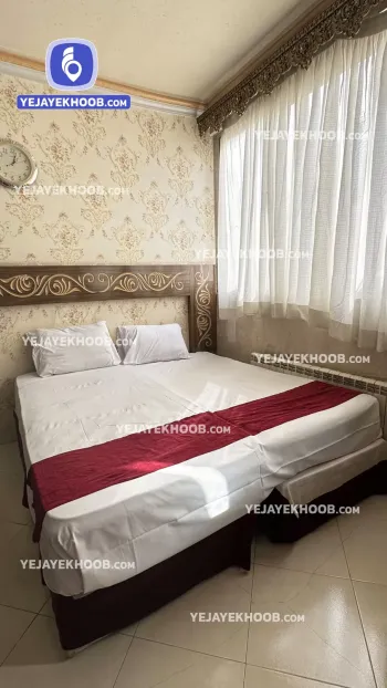 هتل آپارتمان ماه عسل مشهد - اتاق ۲ تخته (۱ تخت ۲ نفره)   