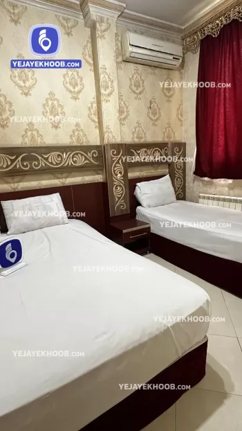 هتل آپارتمان ماه عسل مشهد - اتاق ۳ تخته (۱ تخت ۲ نفره و ۱ تخت ۱ نفره)    