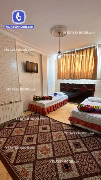 هتل آپارتمان مرجان مشهد - اتاق ۲ تخته (۲ تخت ۱ نفره)