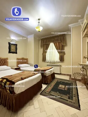 هتل آپارتمان ملل مشهد - اتاق ۲ تخته ( ۲ تخت سینگل )