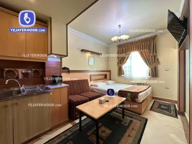 هتل آپارتمان ملل مشهد - اتاق ۲ تخته ( یک تخت دبل )