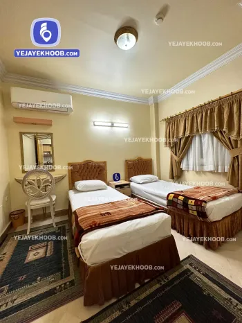 هتل آپارتمان ملل مشهد - اتاق ۲ تخته ( ۲ تخت سینگل )
