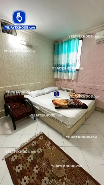 هتل آپارتمان مهرگان مشهد - اتاق ۲ تخته (۱ تخت ۲ نفره)