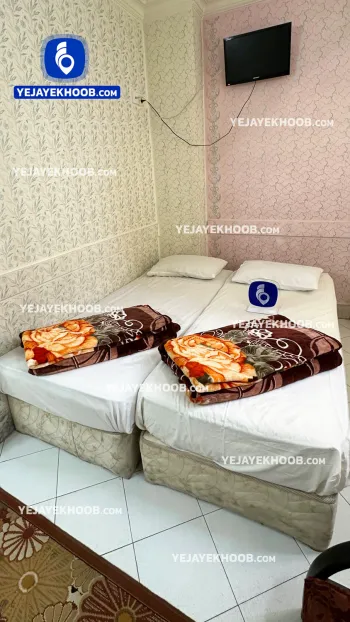 هتل آپارتمان مهرگان مشهد - اتاق ۲ تخته (۲ تخت ۱ نفره)