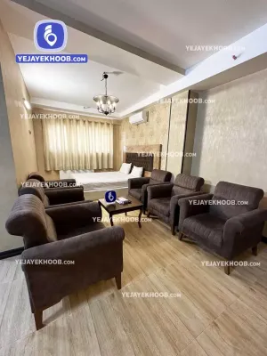 هتل آپارتمان مهریز مشهد - اتاق ۲ تخته (۱ تخت ۲ نفره)