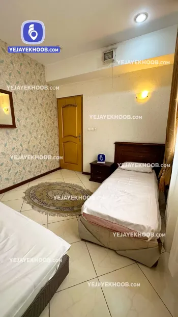 هتل آپارتمان مودت مشهد - اتاق ۲ تخته (۲ تخت ۱ نفره)