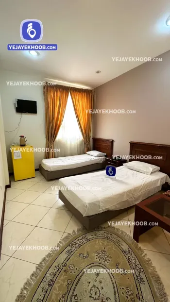 هتل آپارتمان مودت مشهد - اتاق ۲ تخته (۲ تخت ۱ نفره)