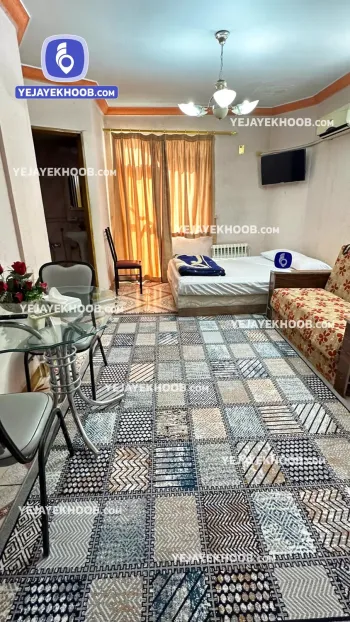 هتل آپارتمان مینا مشهد - اتاق ۲ تخته (۱ تخت ۲ نفره)  