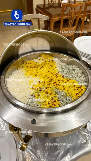 رستوران هتل آپارتمان نور خورشید مشهد همراه با منو انتخابی (خورشت قیمه)