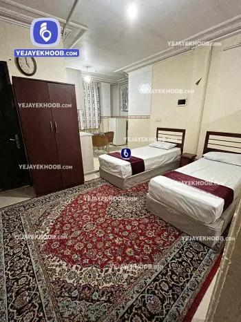 هتل آپارتمان هادی مشهد - اتاق ۲ تخته (۲ تخت ۱ نفره)